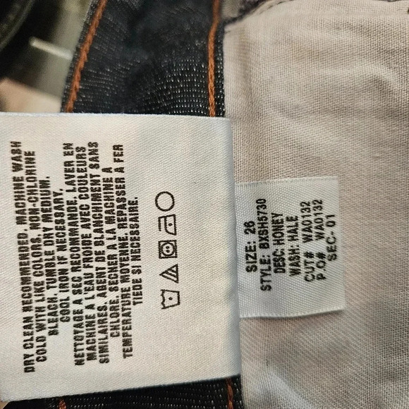 Joe's Jeans Anthropologie Honey Fit Low Rise Dark Denim Hale Wash Bootcut Sz 26. - Picture 16 of 16